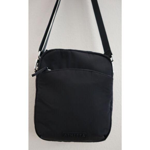 Athleta 471568-02 Women's O/S Black All About Vertical Crossbody Bag - Picture 16 of 16